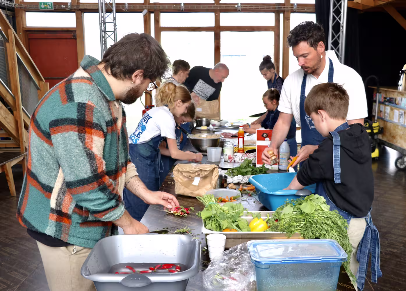 atelier de cuisine participative.